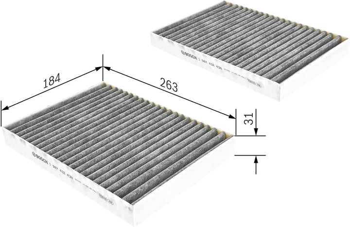 Bosch R2438 - Innenraumfilter mit Aktivkohle