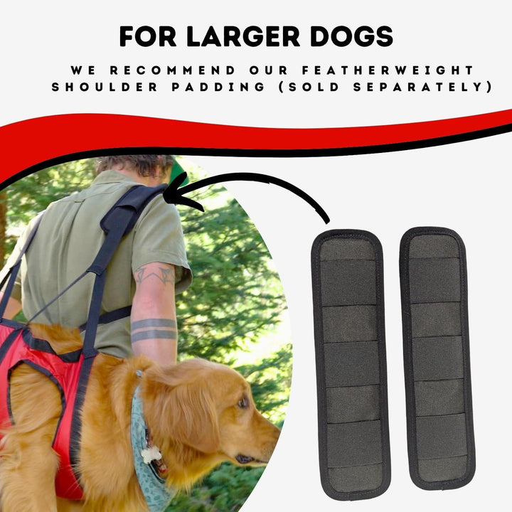 FidoPro FIDO PRO - Airlift Hunderettungsgeschirr, red, Medium Medium red, Medium