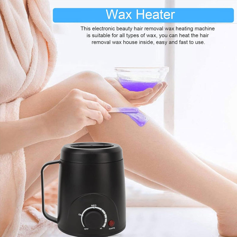 Wax Heater Machine, Professioneller Wax Warmer Non Stick Pot Wax Heater, Waxing Kit Haarentfernung f