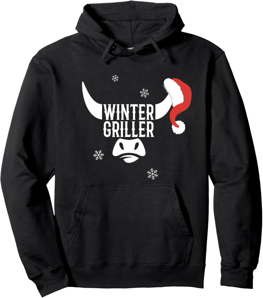 Wintergriller Grill Grillen Wintergrillen Pullover Hoodie