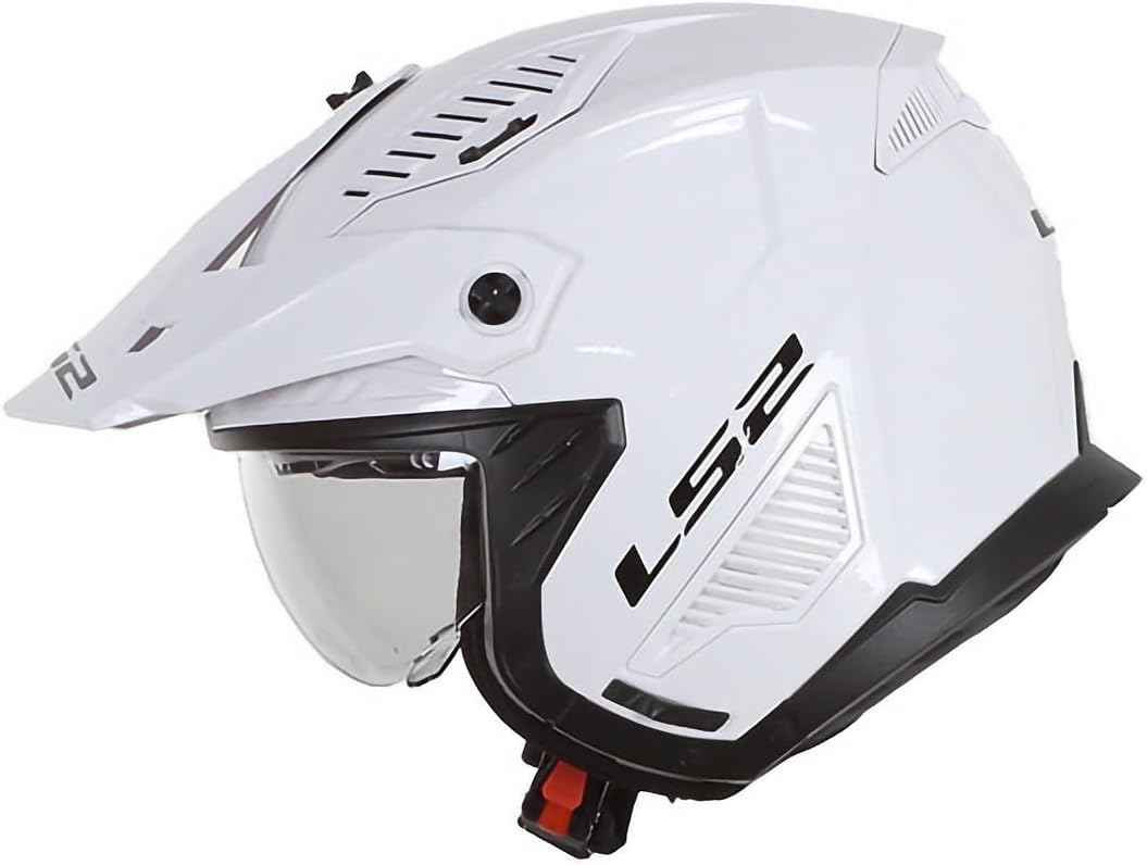LS2, Jet modularhelme motorrad DRIFTER solid white 2206, S S Solid white, S Solid white