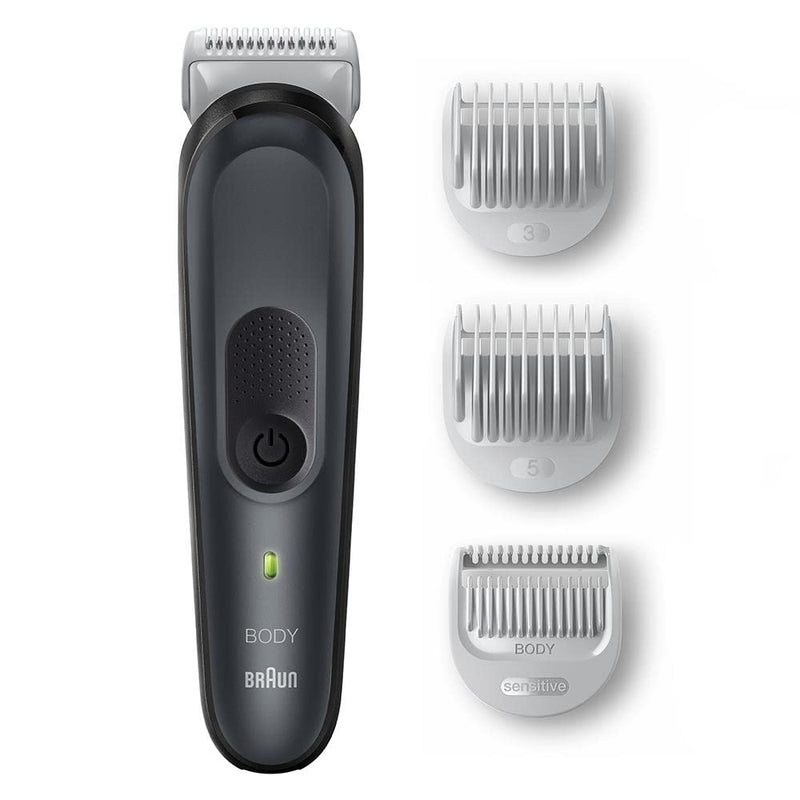 Braun BodyGroomer 3 BG 3350 SkinShield Technologie, 3 Einsätze Bodycare Set