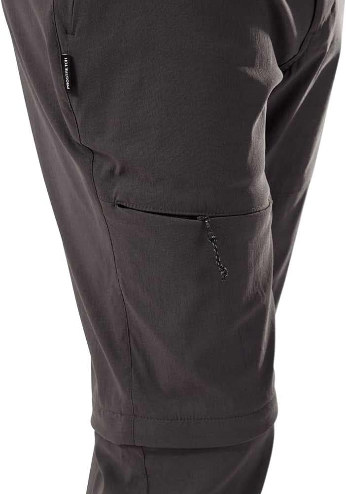 Craghoppers Herren Freizeithose Kiwi Pro Stretch Zip Off Hose Herren 40 Dark Lead, 40 Dark Lead
