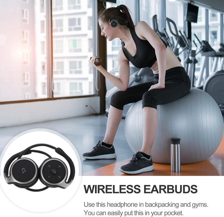 COHEALI Kabellose On Ear Sportkopfhörer mit Mikrofon Kompakt und Leicht Ohrbügel Kopfhörer für Smart