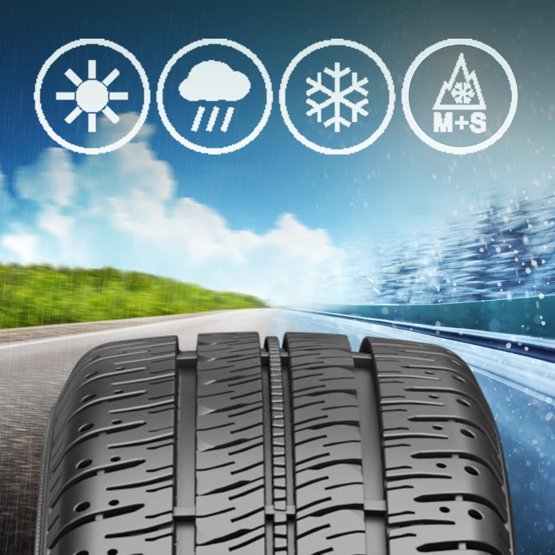 SYRON Tires MERKEP 235/65 R16C 121/119T - C/74Db Ganzjahresreifen (LLKW) 235/65R16C 121/119T - M+S/3