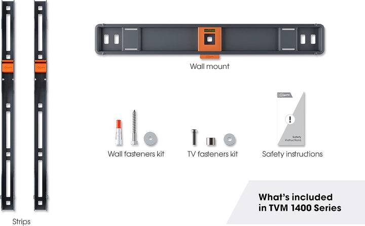 Vogel's Quick TVM 1405 Flache TV-Wandhalterung für 32-77 Zoll Fernseher, Max. 50 kg, TV Halterung ma