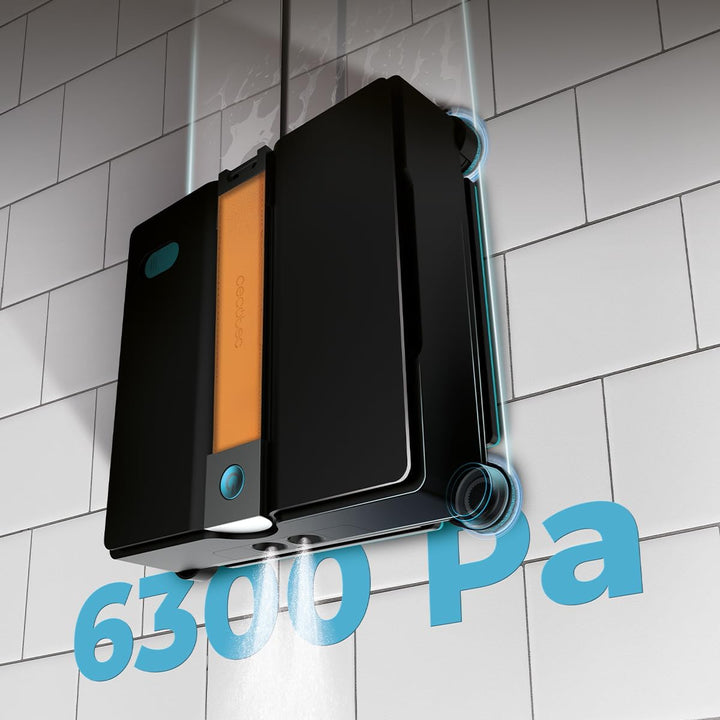 Cecotec Fensterputzroboter Conga Windroid W100 Station. Akku-Station für 120 Min. Laufzeit, Automati