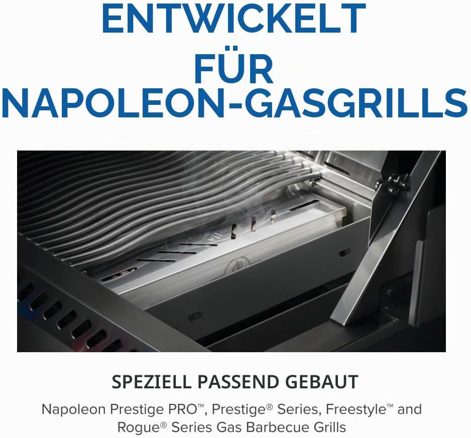 Napoleon 67013 Edelstahl-Räucherbox, Grillzubehör
