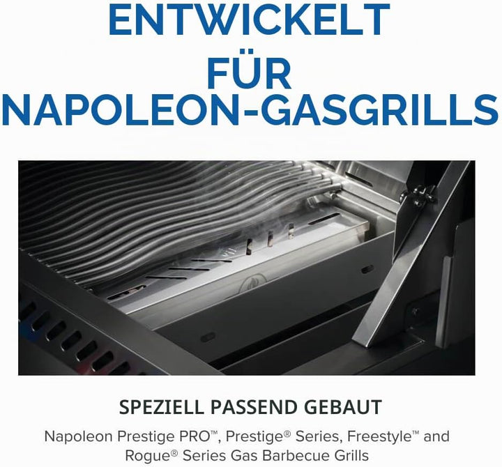 Napoleon 67013 Edelstahl-Räucherbox, Grillzubehör