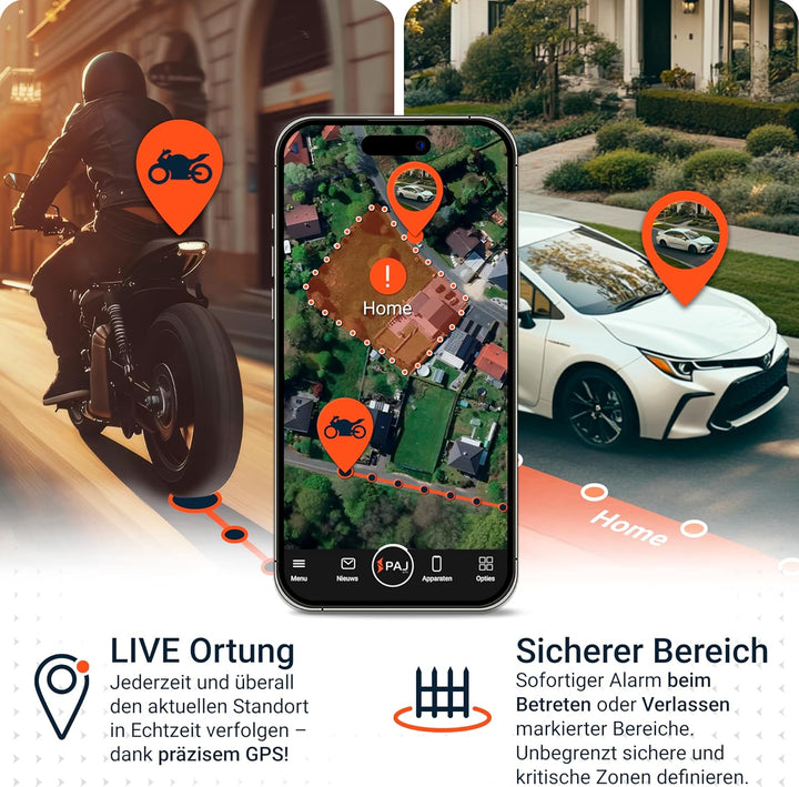 PAJ GPS Tracker Vehicle Finder 4G 1.0 - Direktanschluss an 9-75V Fahrzeugbatterie - GPS Peilsender A