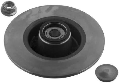febi bilstein 28154 Bremsscheibe mit Radlager, ABS-Impulsring, Achsmutter und Schutzkappe , 1 Stück