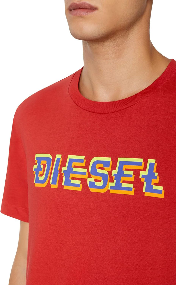 Diesel Herren T-Shirt XS 44q-0grai, XS 44q-0grai