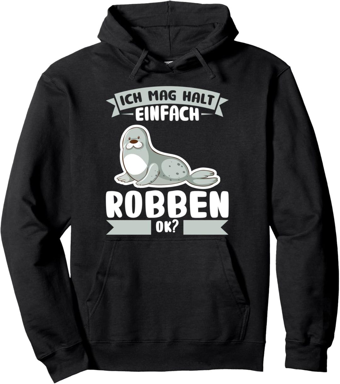 Robbe Seelöwe Seerobben Pullover Hoodie