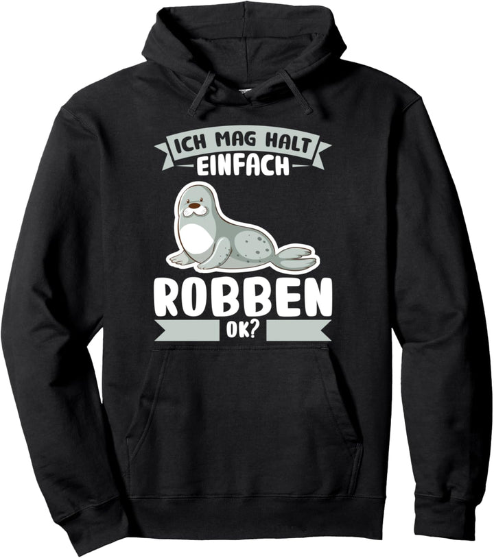 Robbe Seelöwe Seerobben Pullover Hoodie