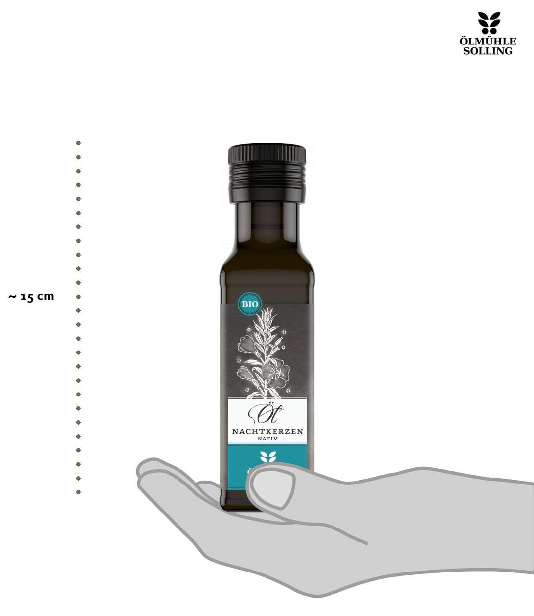 Ölmühle Solling Nachtkerzenöl 100% rein - nativ - kaltgepresst BIO, 100 ml