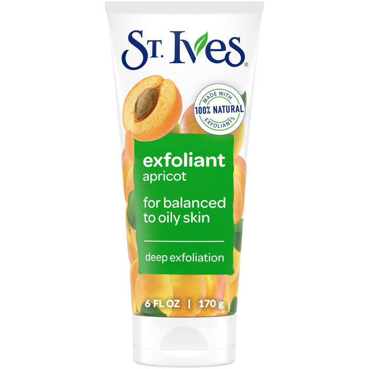 St. Ives Fresh Skin Face Scrub Deep Peeling für glatte, strahlende Haut, Aprikose, dermatologisch ge
