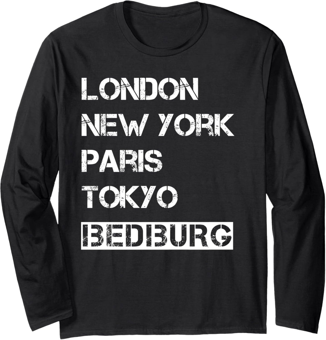 Meine Stadt! Geburtsort & Heimatliebe Bedburg Langarmshirt
