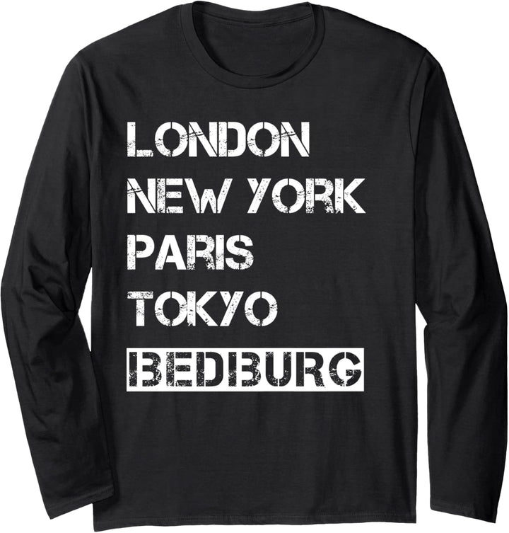 Meine Stadt! Geburtsort & Heimatliebe Bedburg Langarmshirt