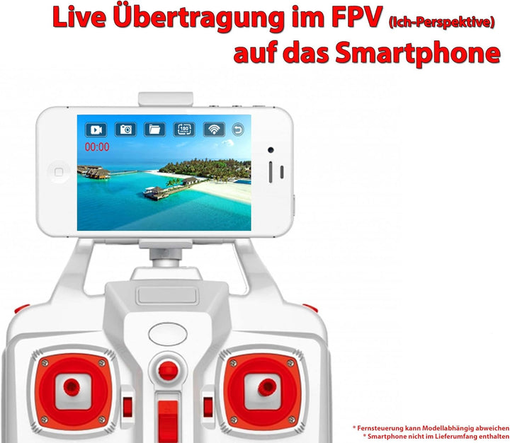 Universal FPV POV Kamera für Syma X8HW X8HC, leichte RC Cam Ersatzkamera mit 3,5mm Klinkenstecker fü