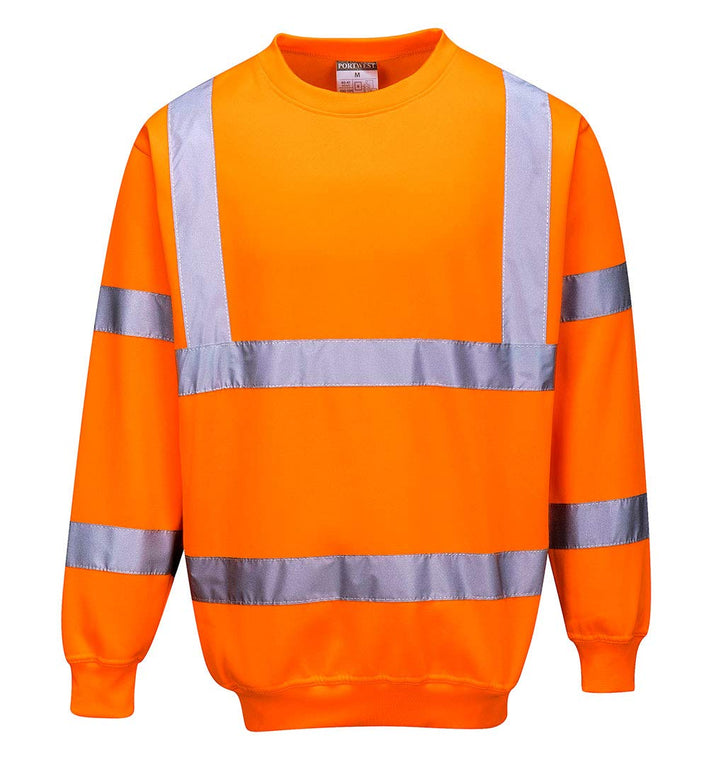 Portwest Warnschutz-Pullover, Farbe: Orange. Grösse: XXXL, B303ORRXXXL 3XL Orange, 3XL Orange