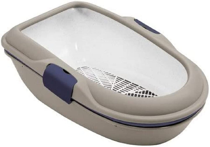 Stefanplast 81579 Katzentoilette „FURBA“ und „FURBA Maxi“ | Katzenklo mit Reinigungssieb und 2 Schal