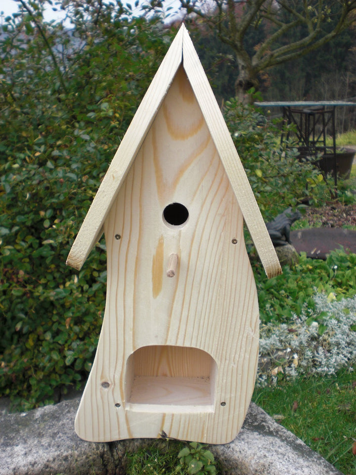 Dekorativer Nistkasten(N1)-mit Vogelfutterhaus -Vogelhaus-Vogelhäuschen-sauberste Verarbeitung-Vogel