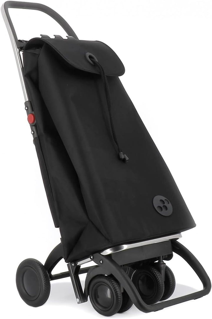 Klappbarer Einkaufstrolley Rolser I-Max MF 4 Räder (2 drehbare) - Schwarz, Schwarz