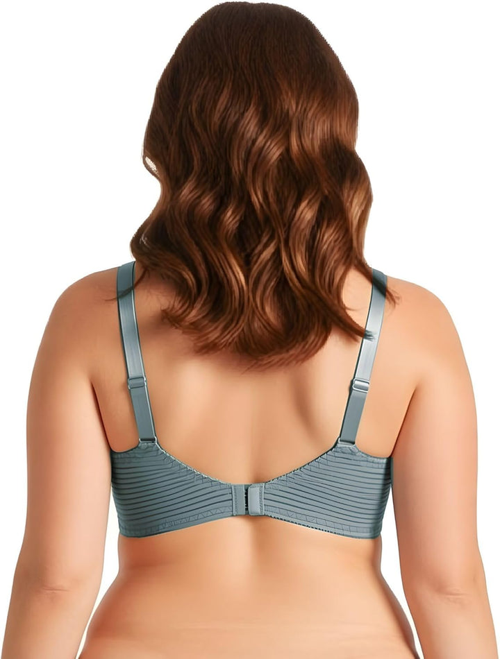 Curve Muse Damen Übergrösse Minimierer Ungefüttert Bügel Vollständige Abdeckung BH 75D Grün,rosa,lic