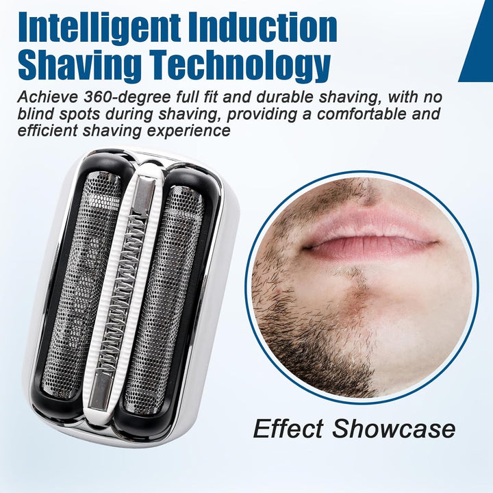 2 Stück Series 3 Scherkopf 32S Ersatzrasierkopf Kompatibel mit Series 3 Männer Rasierer Scherkopf Ra