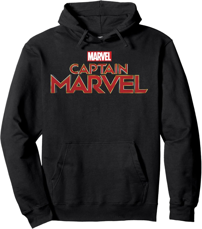 Captain Marvel Title Logo Pullover Hoodie
