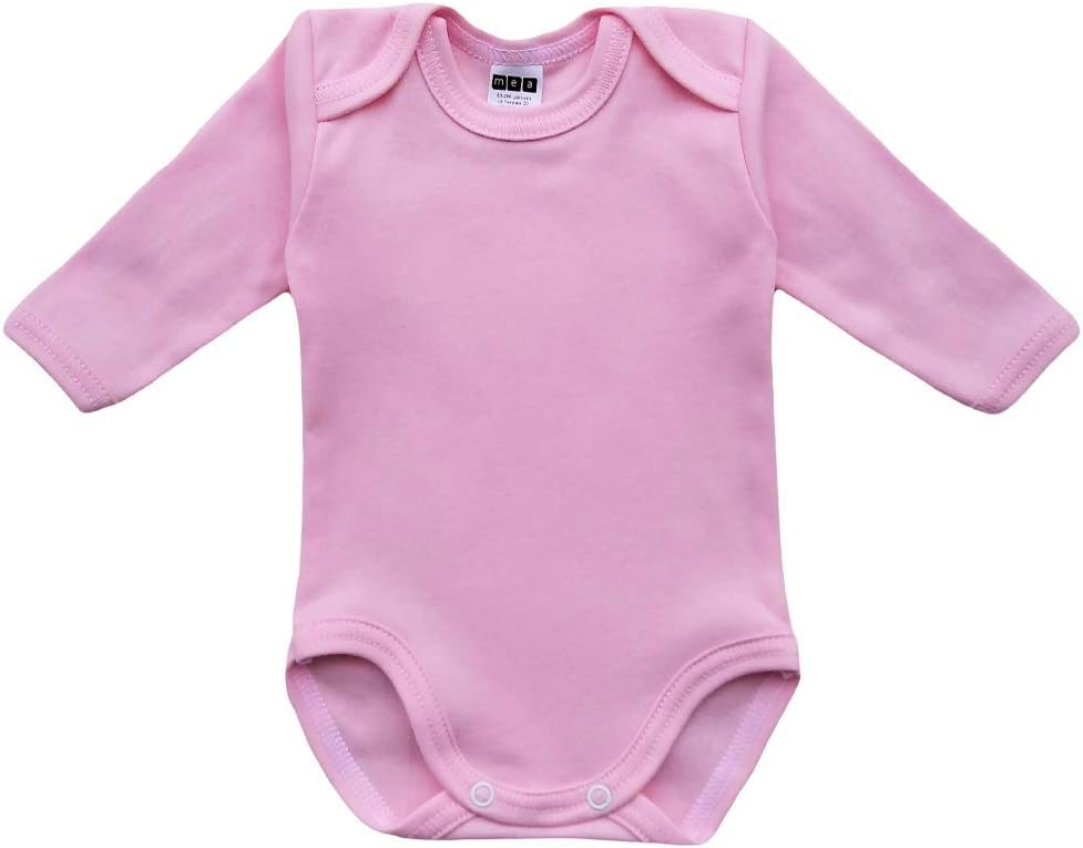 Unisex Baby Langarm Body aus 100% Baumwolle im 5er Pack, Baby Body mit Aufdruck für Mädchen und Jung