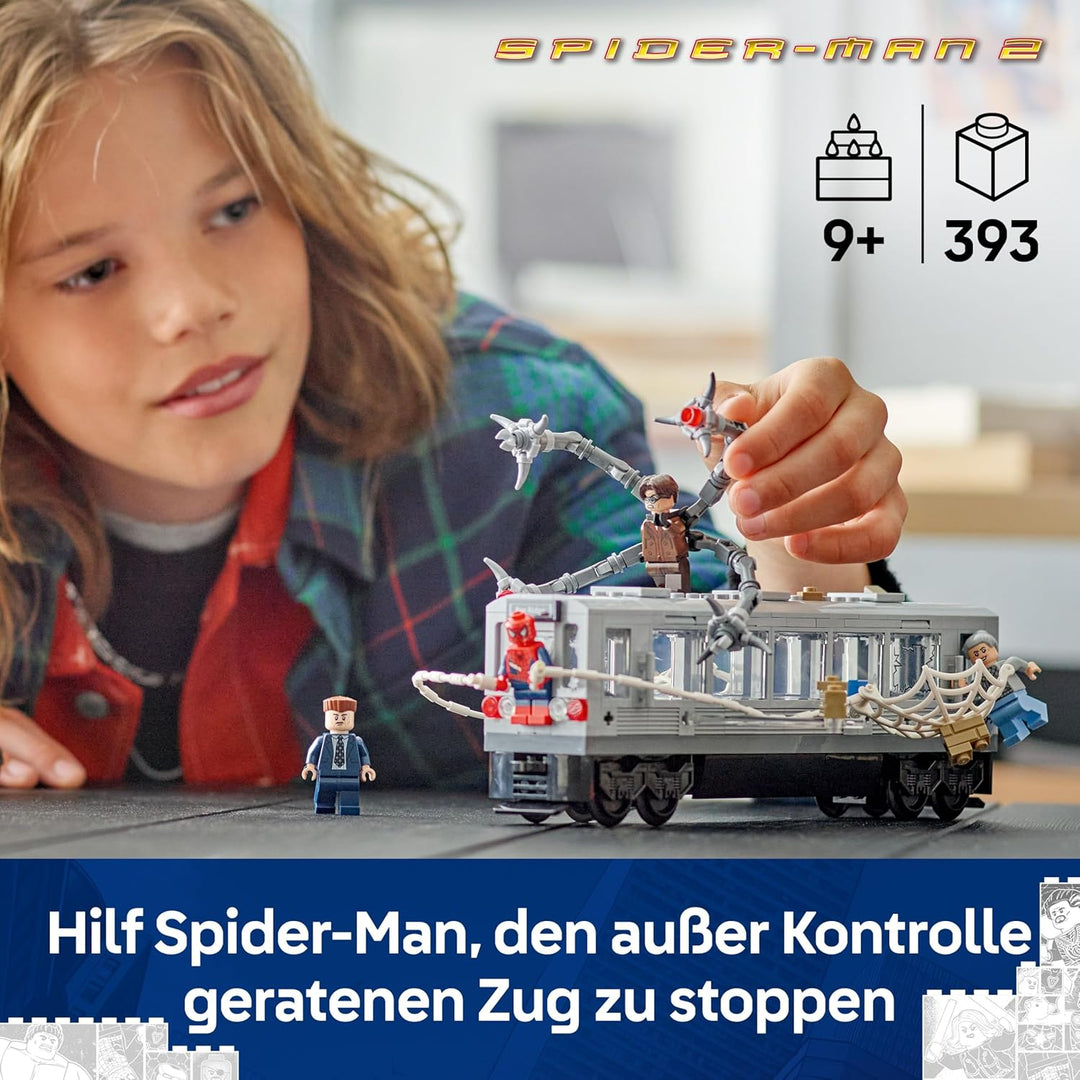 LEGO ǀ Marvel Spider-Man vs. Doc Ock: Showdown in der U-Bahn - Kreatives Spielzeug mit Superhelden M