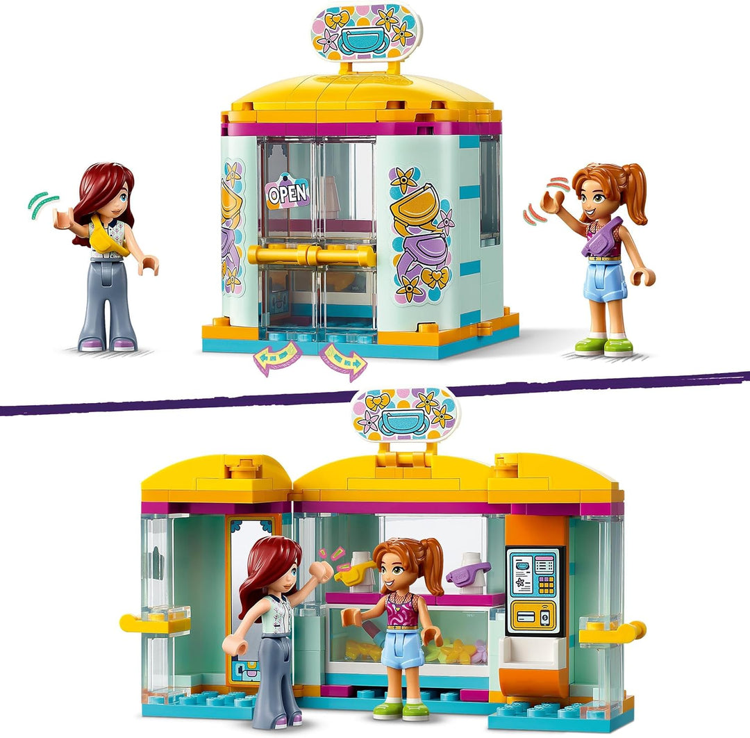 LEGO Friends Mini-Boutique, Spielzeug-Laden, kleines Make-Up-Set mit den Figuren Paisley und Candi,