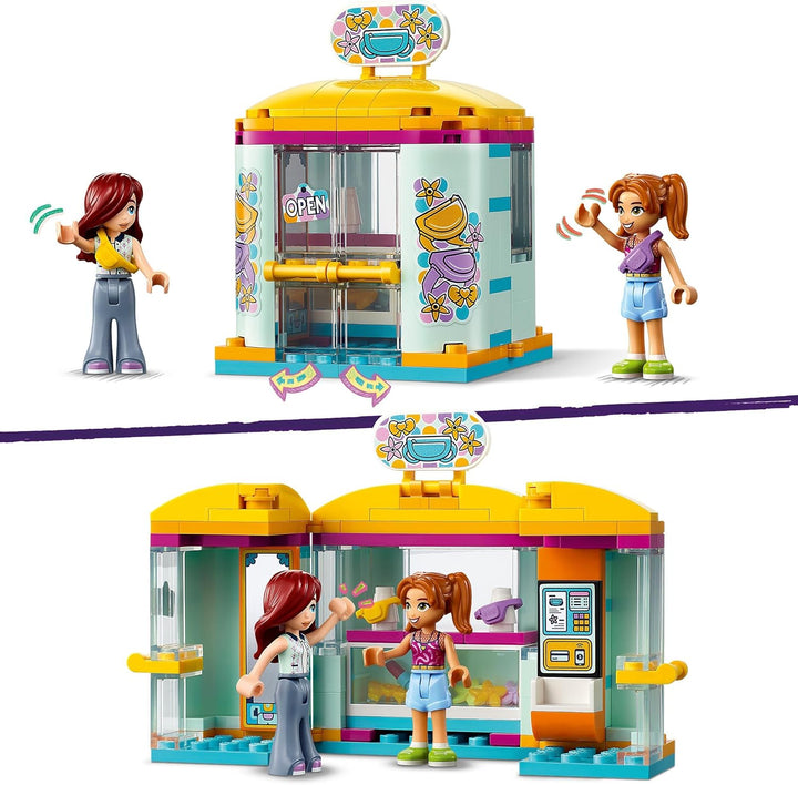 LEGO Friends Mini-Boutique, Spielzeug-Laden, kleines Make-Up-Set mit den Figuren Paisley und Candi,