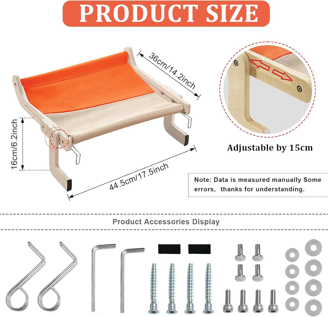 Katzenhängematte Fenster,Katzenhängematte,Verstellbare Katzenhängematte,Hängematte Katze Fenster,Fre