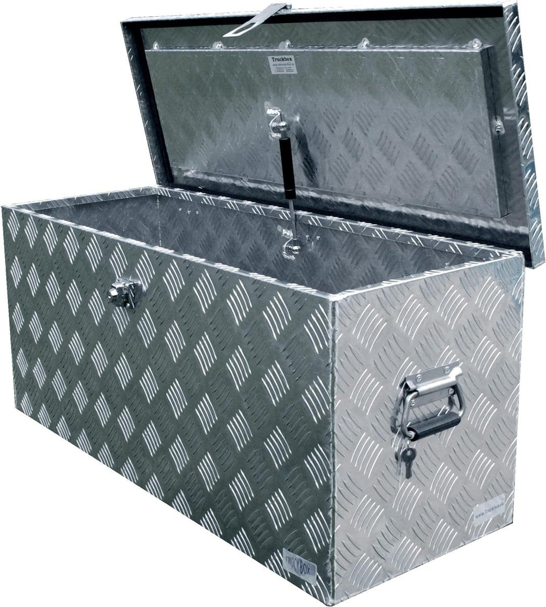 Truckbox D120 Edelstahlhaus Werkzeugkasten, Deichselbox, Transportbox, Alubox, Alukoffer, Deichselka