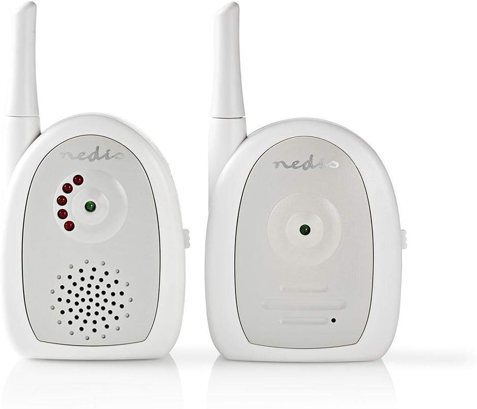 Nedis Audio-Baby-Monitor - Babyphone - FHSS - Rückruffunktion - 300 m - Batteriebetrieben/Netzstromv