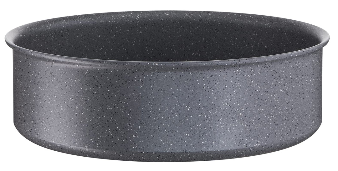 Lagostina Ingenio Mineralis Green Topf Ø 24 cm, 100% recyceltes Aluminium, für Gas, Backofen und Ind