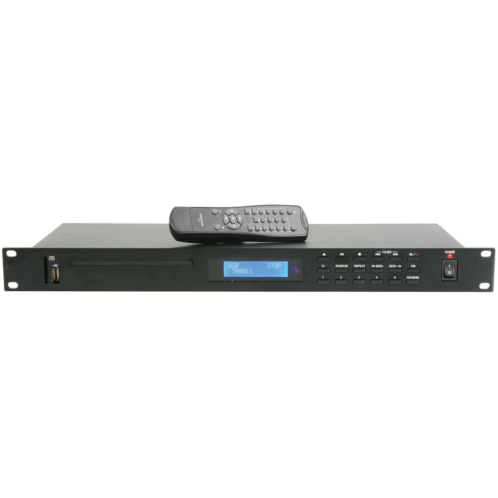 Multimedia-Player, CD/USB/SD und FM-Tuner.
