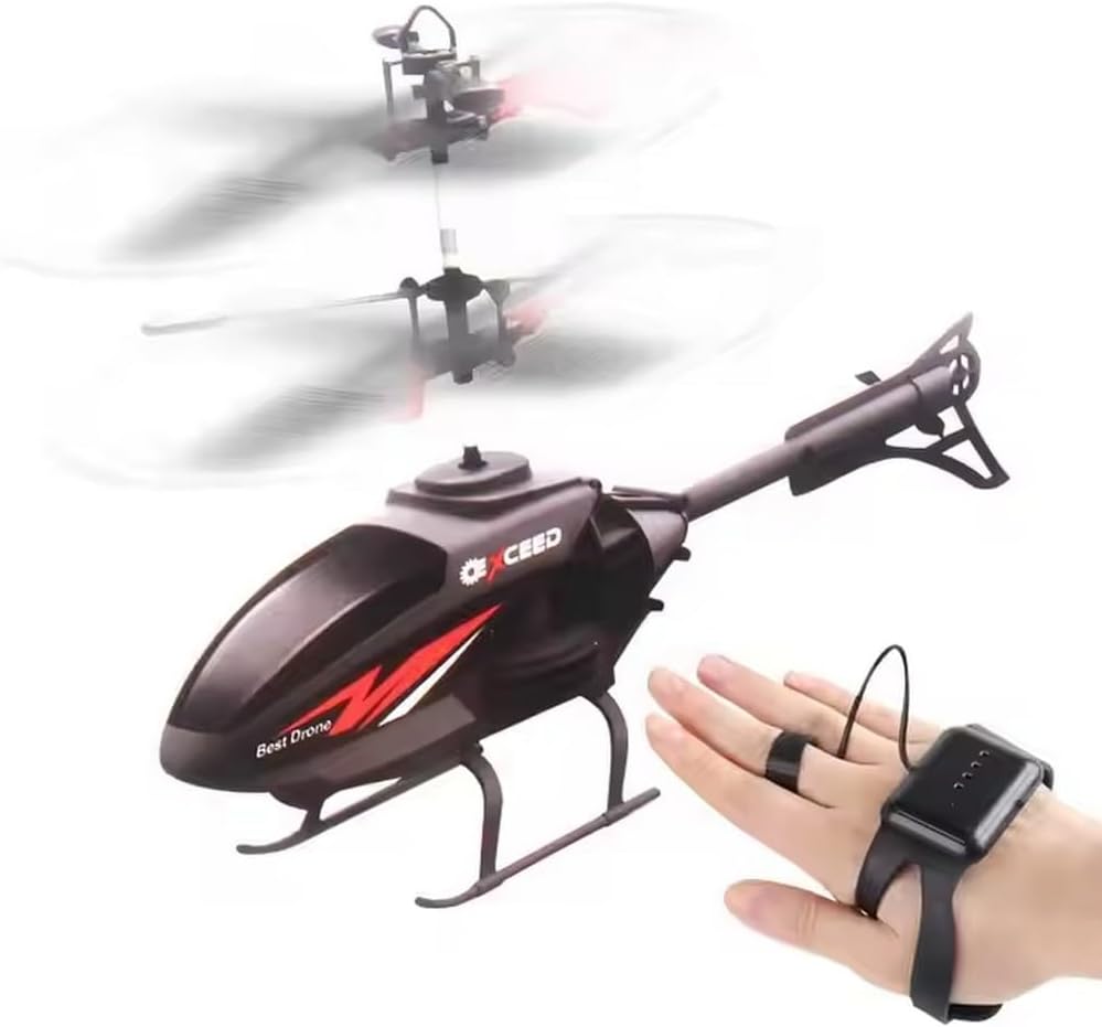 smile items Ferngesteuerter Hubschrauber für Kinder, einfaches RC-Spielzeug mit Auf- und Ab-Bewegung