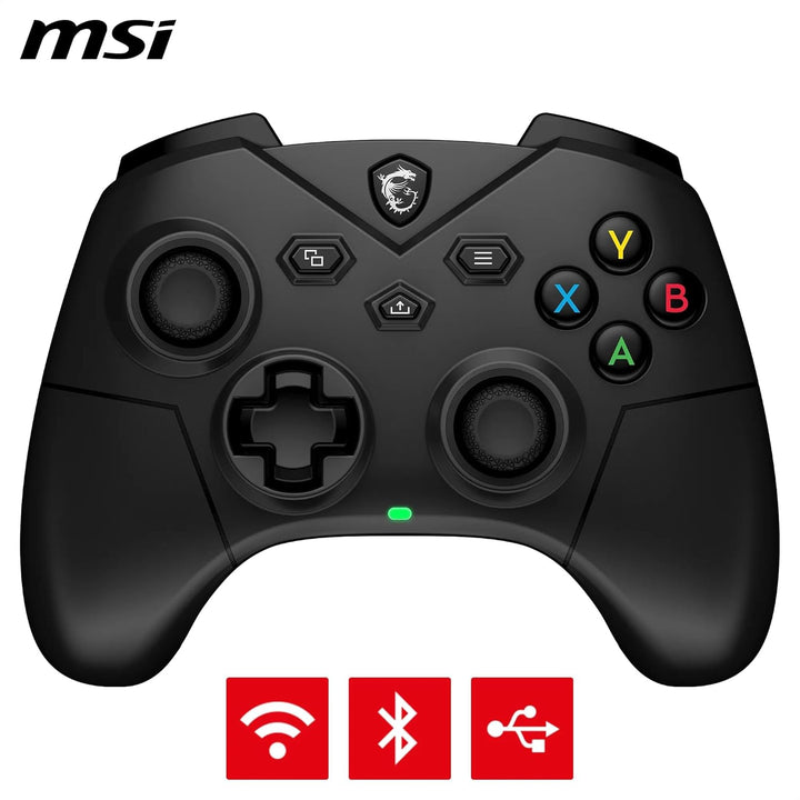 MSI FORCE GC300 WIRELESS PC Gamepad Controller - 2,4 GHz, Bluetooth, USB Typ-C auf A - kabelgebunden