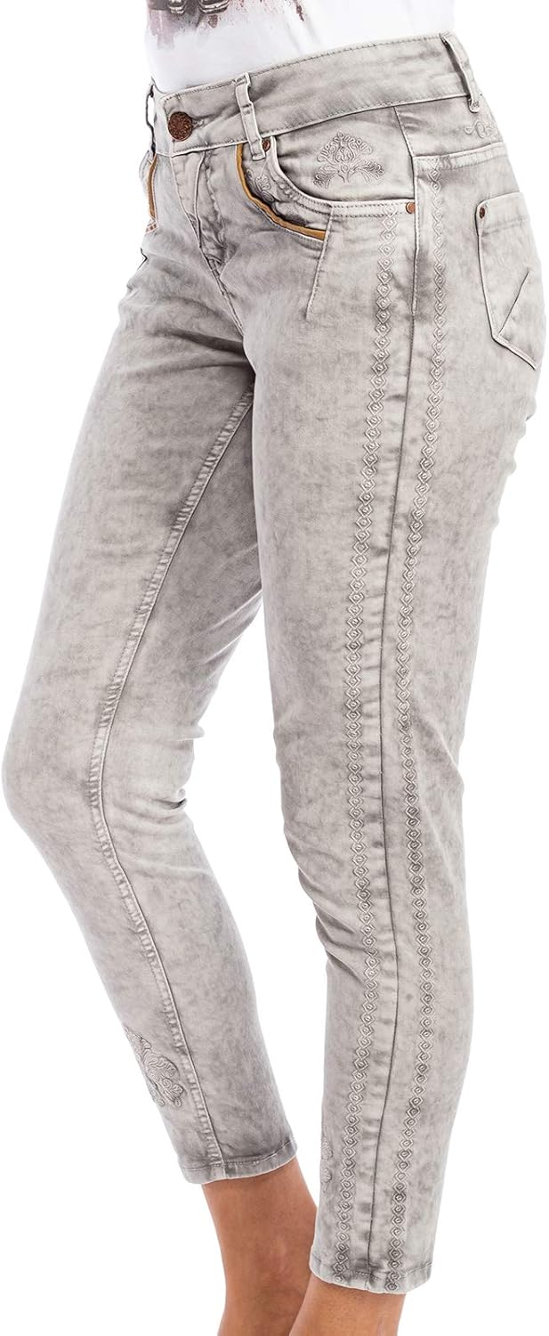Hangowear Damen Jeanshose HENDRINA 36 Grau, 36 Grau