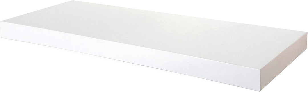 Henor Wandregal FSC® Holzwandregal 50 x 15 x 2.5 cm. Laden Sie 30 kg. Weiss 50 Weiss, P-15 Cm., 50 W