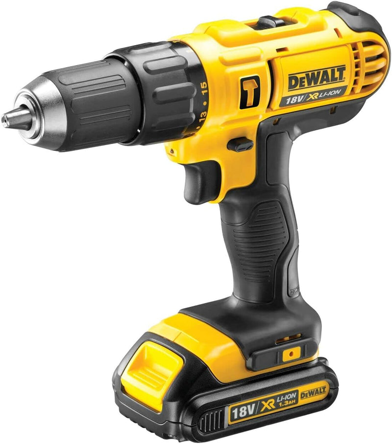 DeWalt XR Akku-Schlagbohrschrauber DCD776C2 – Schlagbohrer mit 2-Gang-Vollmetallgetriebe & LED-Licht