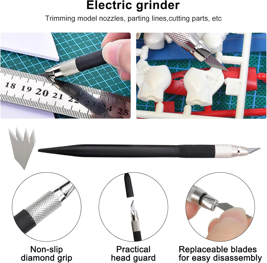 Habwea 26 STÜCKE Modellbau Werkzeug Set, Gundam Modellbausatz Modellbauwerkzeuge für Architektur Mod