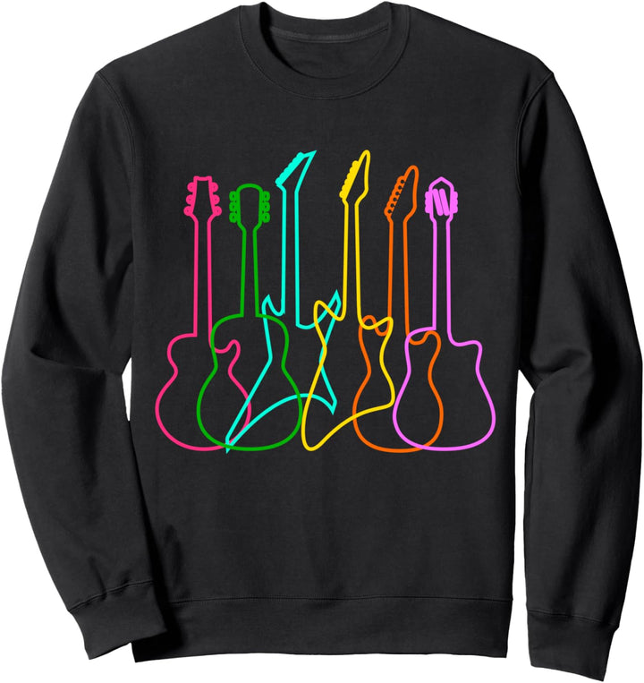 Gitarrist Gitarre Celebrate Diversity Gitarrenspieler Sweatshirt