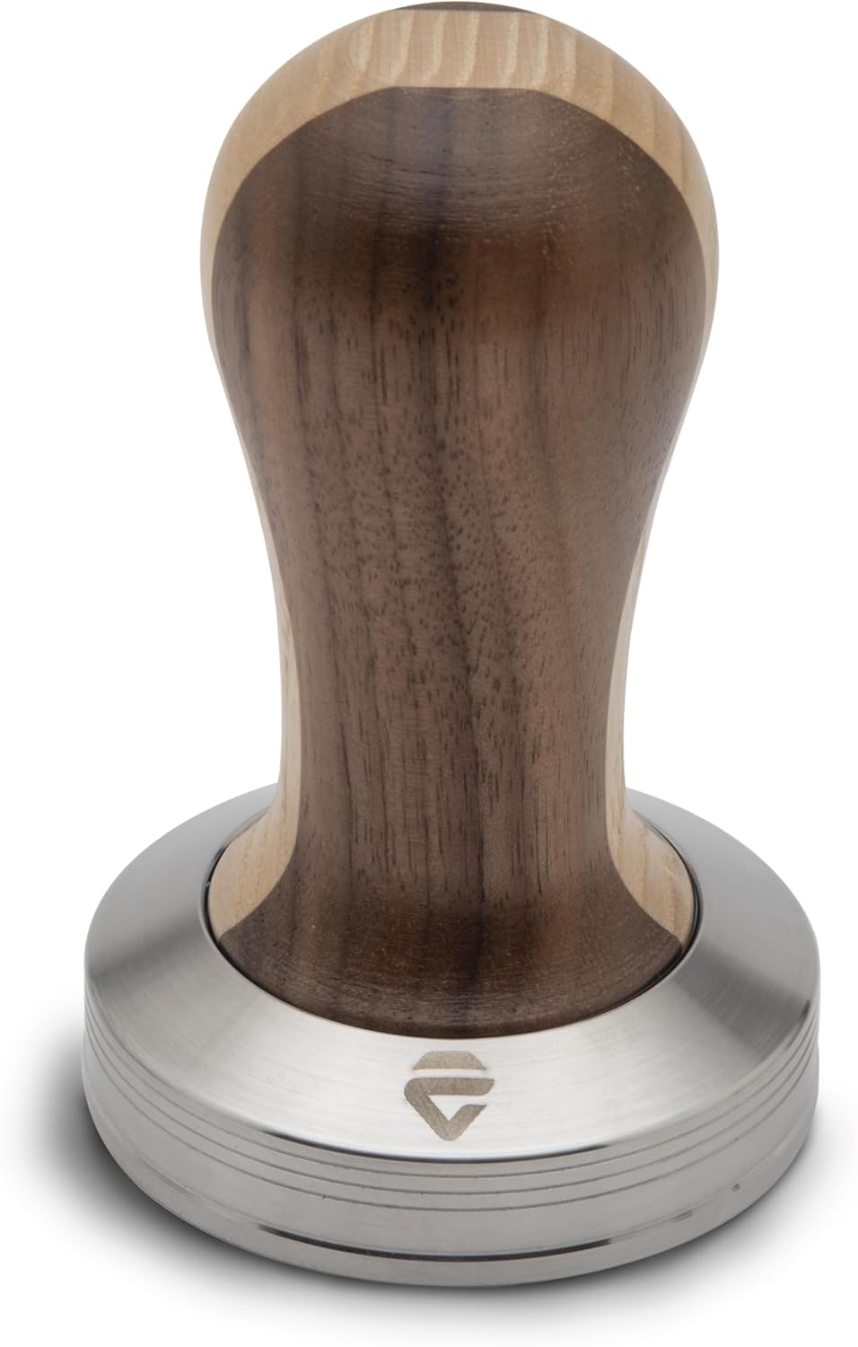 Lelit PLA471W Tamper für LELIT57 Filter, Rostfreier Stahl, Zweifarbiger Holzgriff Zweifarbiger Griff