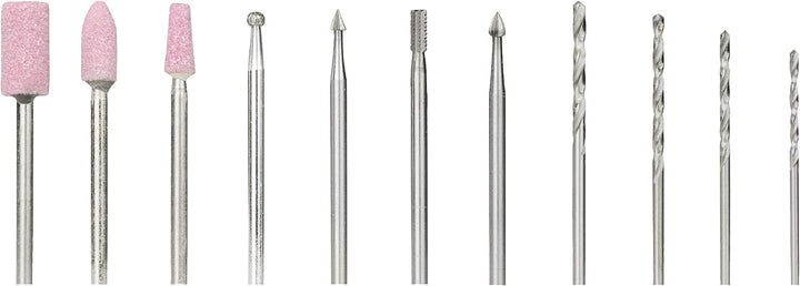 Pebaro 0508EKR Elektrischer Bastel-Drill, extra starke Kleinbohrmaschine mit Kugellager, 4 Schleifst