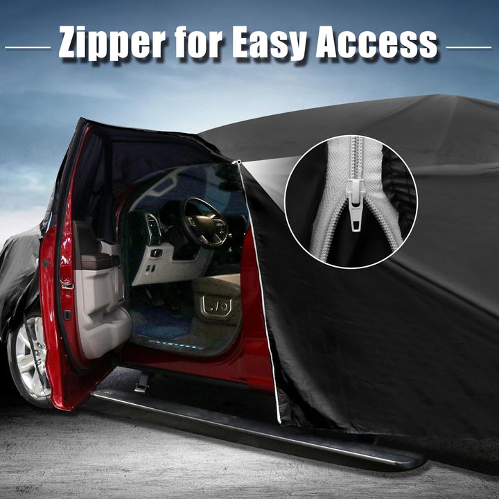 X AUTOHAUX Fahrzeug Auto Abdeckung Pickup Abdeckung wasserdicht Alle Wetter