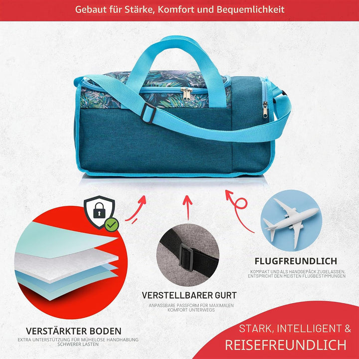 meteor 20 40 L Sporttasche - Kinder Badetasche Herren schwimmtasche Schultertaschen Reisetasche Urla